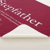 Stiefvader, stiefpapa definitie leuk modern Bourgo Sherpa Deken (3/4)