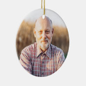 Stiefvader Stiefvader Definitie Foto Kerstmis Keramisch Ornament (Rechts)