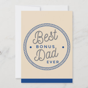 Stiefvader vaderdagkaarten Stiefpapa Typografie Bedankkaart