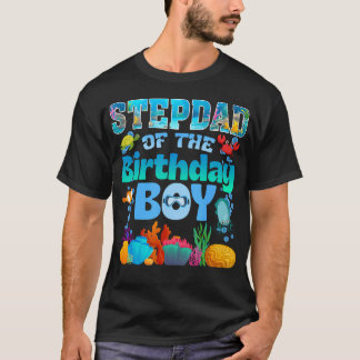 Stiefvader Van De Verjaardagsjongen Aquarium Zee D T-shirt