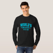 Stiefzoon Werelds Grootste Blauw T-shirt (Voorkant volledig)