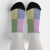 Stiekem Wilde strepen met vier appelvelden Sokken (Top)