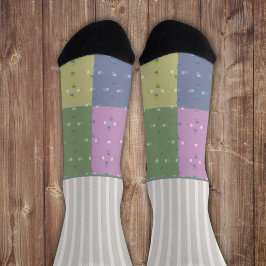 Stiekem Wilde strepen met vier appelvelden Sokken