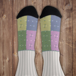 Stiekem Wilde strepen met vier appelvelden Sokken