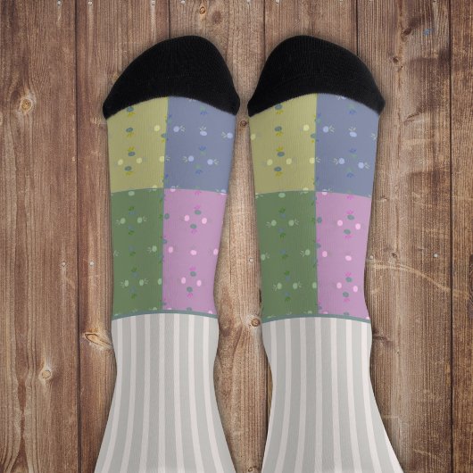 Stiekem Wilde strepen met vier appelvelden Sokken