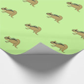 Stiekeme Tekenfilm Eekhoorn Cadeaupapier (Hoek)