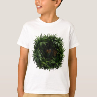 Stiekeme Tijger Gecamoufleerd in Tropisch  T-shirt