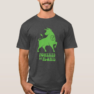 Stier aangedreven door Planten T-shirt