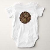 Stier & Aard Aap Romper (Achterkant)