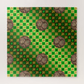 Stier & Aard Draak Legpuzzel (Horizontaal)