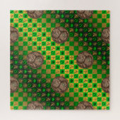 Stier & Aard Paard Legpuzzel (Horizontaal)