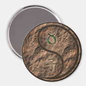 Stier & Aard Rat Magneet (Voorkant / Achterkant)