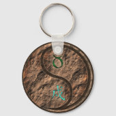 Stier & Aarde Hond Sleutelhanger (Voorkant)