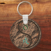Stier & Aarde Hond Sleutelhanger (Voorkant)