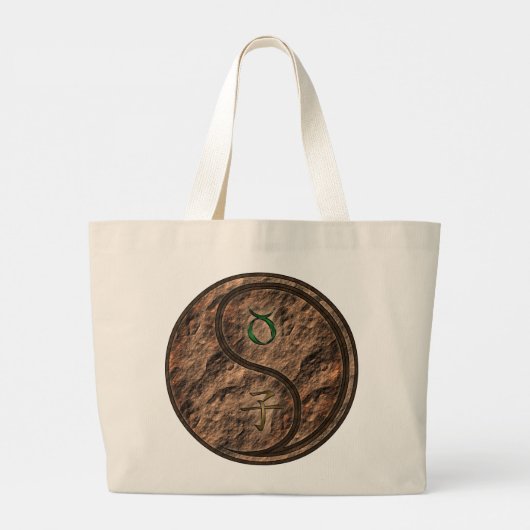 Stier & Aarde Rat Grote Tote Bag (Achterkant)