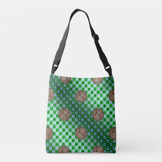 Stier & Aarde Slang Crossbody Tas (Achterkant)