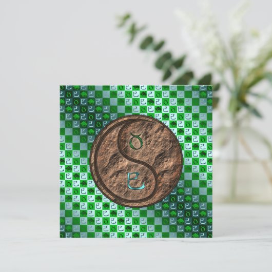 Stier & Aarde Slang Kaart (Staand voorkant)