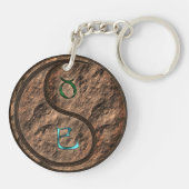 Stier & Aarde Slang Sleutelhanger (Achterkant)