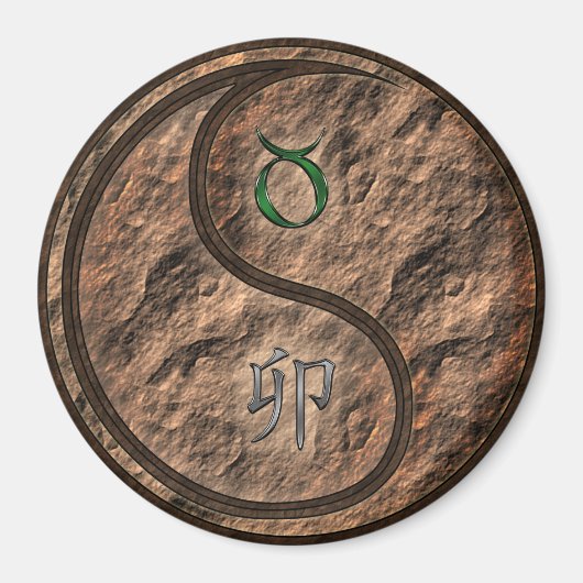 Stier & Aardese Hase Magneet (Voorkant)