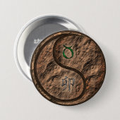 Stier & Aardese Hase Ronde Button 7,6 Cm (Voorkant /achterkant)