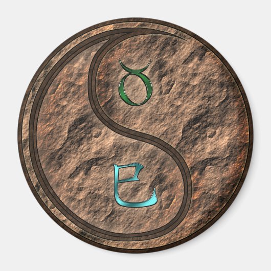 Stier & Aardese Snakes Magneet (Voorkant)