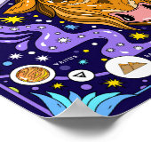 Stier: "Aardse elegantie" dierenriem Poster (Hoek)