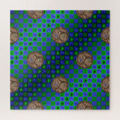 Stier & Aardse Os Legpuzzel (Horizontaal)