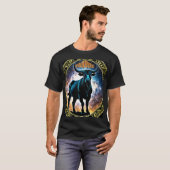 Stier astrologie Zodiak teken T-shirt (Voorkant volledig)