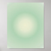 Stier Aura Gradient Zodiac, Groene Aura Gradient Poster (Voorkant)