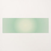 Stier Aura Gradient Zodiac, Groene Aura Gradient Yogamat (Achterkant (horizontaal))
