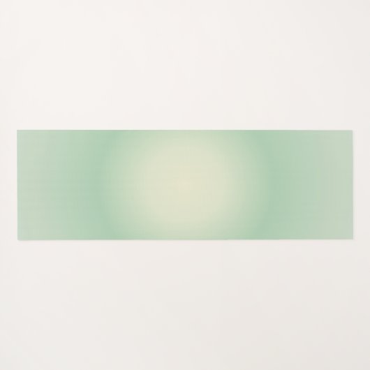 Stier Aura Gradient Zodiac, Groene Aura Gradient Yogamat (Achterkant (horizontaal))