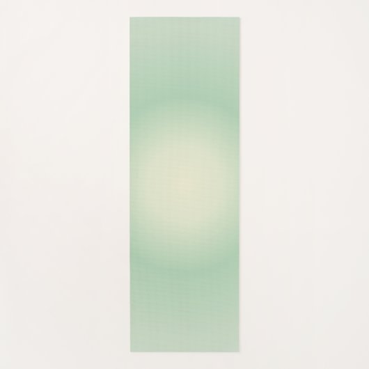 Stier Aura Gradient Zodiac, Groene Aura Gradient Yogamat (Voorkant)