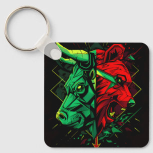 Stier Beer Duet Krachten Sleutelhanger