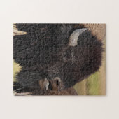 stier bison gruning legpuzzel (Horizontaal)