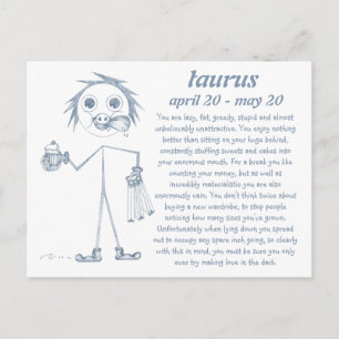 Stier [ - BitchScope - ] Briefkaart