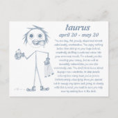 Stier [ - BitchScope - ] Briefkaart (Voorkant)