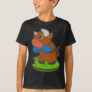 Stier Boxer Bokshandschoenen Boksen T-shirt