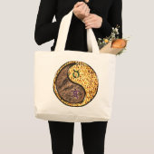 Stier & Brandweerbeer Grote Tote Bag (Voorkant (product))