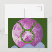 Stier Briefkaart (Voorkant / Achterkant)