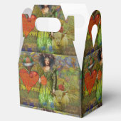 Stier Classic Vrouw Portret Gotische Kunst Bedankdoosjes (Geopend)