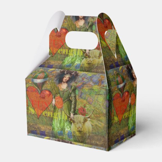 Stier Classic Vrouw Portret Gotische Kunst Bedankdoosjes (Voorkant Zijde)