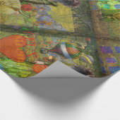  Stier Classic Vrouw Portret Gotische Kunst Cadeaupapier (Hoek)