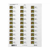  Stier Classic Vrouw Portret Gotische Kunst Etiket (Full Sheet)