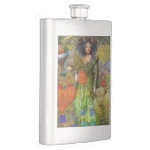 Stier Classic Vrouw Portret Gotische Kunst Flacon (Rechts)