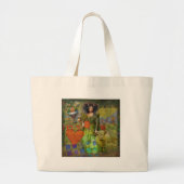  Stier Classic Vrouw Portret Gotische Kunst Grote Tote Bag (Voorkant)