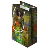  Stier Classic Vrouw Portret Gotische Kunst Klein Cadeauzakje (Achterkant Gekanteld)