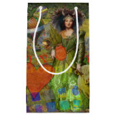  Stier Classic Vrouw Portret Gotische Kunst Klein Cadeauzakje (Voorkant)