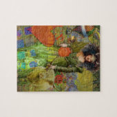  Stier Classic Vrouw Portret Gotische Kunst Legpuzzel (Horizontaal)