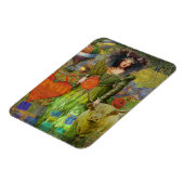 Stier Classic Vrouw Portret Gotische Kunst Magneet (Linkerzijde)