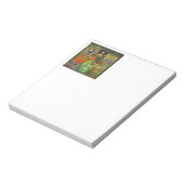  Stier Classic Vrouw Portret Gotische Kunst Notitieblok (Linkerzijde)